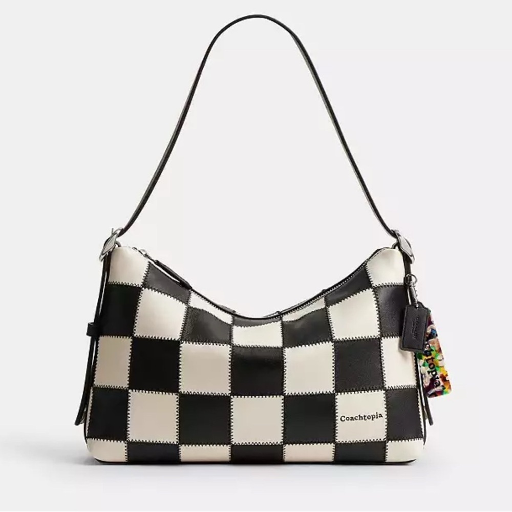 Coachtopia Alter/Ego Shoulder Bag In Checkerboard Upcrafted Leather